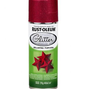 Spray Aerosol Glitter Brillantina Rojo Rust Oleum